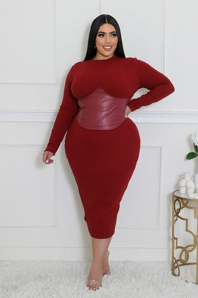 Curvy Confidence Corset Dress