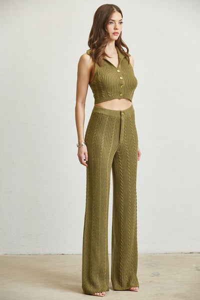 Cozy Chic Cable Knit Set