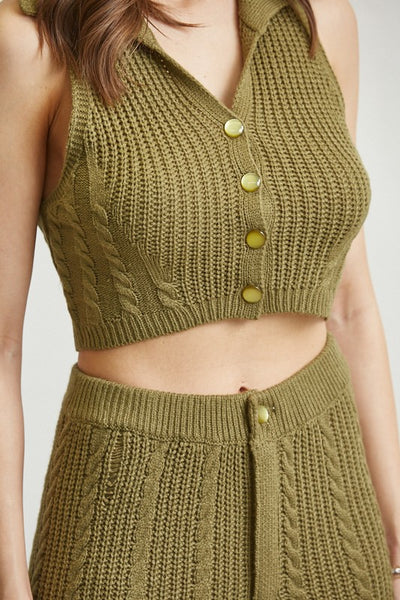 Cozy Chic Cable Knit Set