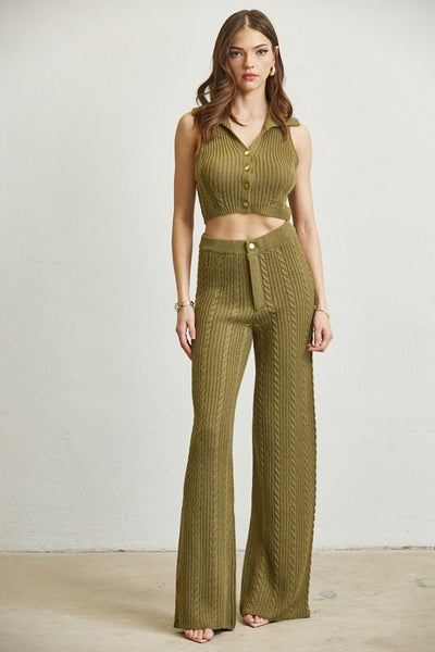 Cozy Chic Cable Knit Set