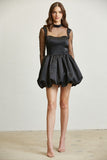Luxe Contrast Tulle Satin Dress