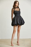 Luxe Contrast Tulle Satin Dress